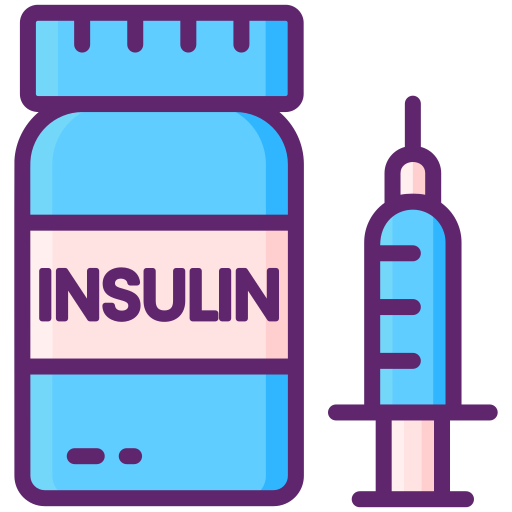 insulin and syringe