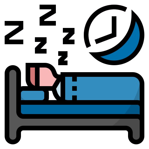 person in bed sleeping for hours