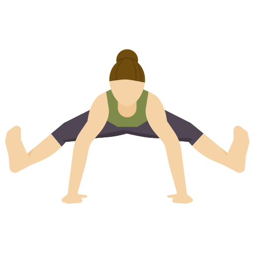 woman doing some leg stretching
