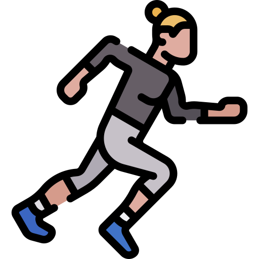 woman running